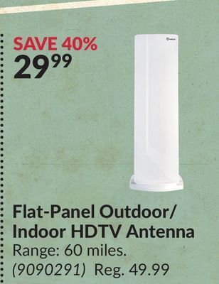 Princess Auto Flat-panel outdoor/indoor hdtv antenna offer