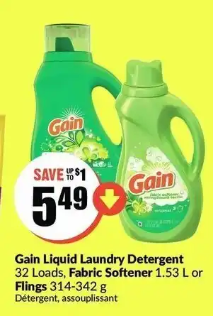 FreshCo Gain Liquid Laundry Detergent offer