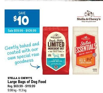 Ren’s Pets Depot Stella & chewy's large bags of dog food offer