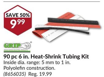 Princess Auto 90 pc 6 in. heat-shrink tubing kit offer