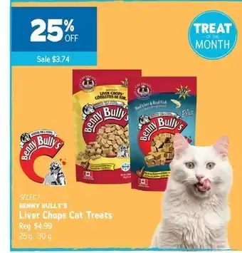 Ren’s Pets Depot Select benny bully's liver chops cat treats offer