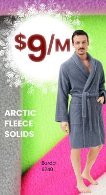 Fabricland Arctic fleece solids offer