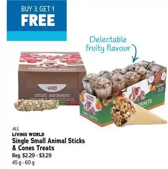 Ren’s Pets Depot All living world single small animal sticks & cones treats offer