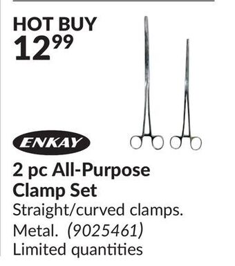 Princess Auto 2 pc all-purpose clamp set offer