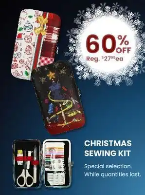 Fabricland Christmas sewing kit offer