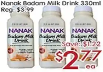 Sunny Food Mart Nanak Badam Milk Drink 330 ml offer