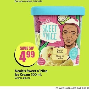 FreshCo Neale's Sweet n' Nice Ice Cream offer