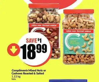 FreshCo Compliments Mixed Nuts offer