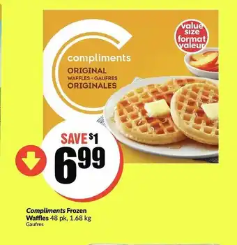FreshCo Compliments Frozen Waffles offer