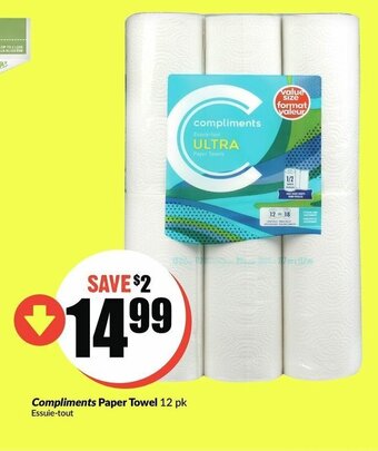 FreshCo Compliments Paper Towels offer