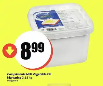 FreshCo Complments 68% Vegetable Oil Margarine offer