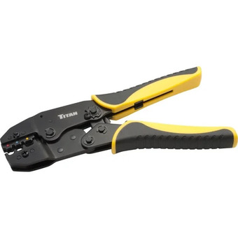 Princess Auto Titan ratcheting wire terminal crimper offer