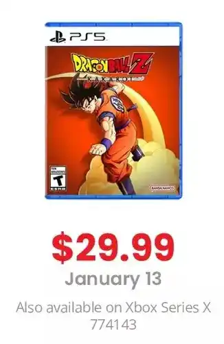 GameStop Dragon ball z kakarot offer