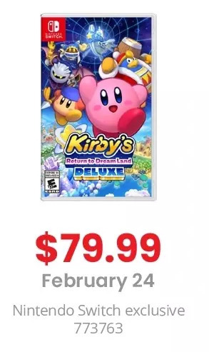 GameStop Kirby’s return to dream land deluxe offer