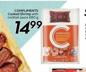 Safeway Compliments Cooked Shrimp offer