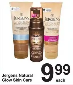 Pharmasave Jergens natural glow skin care offer