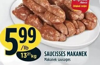 Marché Adonis Makanek Sausages offer