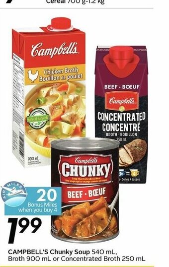 Safeway Campbell's Chunky Soup offer
