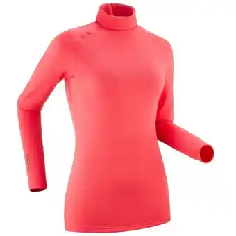 Decathlon Women's ski base layer top - bl 500 pink offer