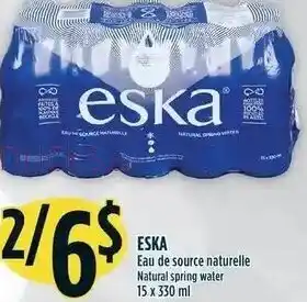 Marché Adonis Eska Natural Spring Water 15 x 330 ml offer