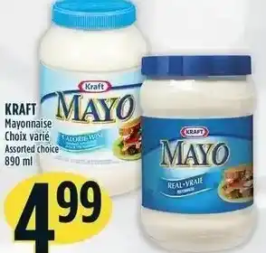 Marché Adonis Kraft Mayonnaise 890 ml offer