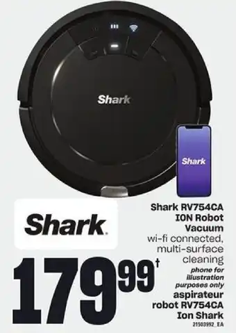 Independent Grocer Shark RV754CA ION Robot Vacuum offer
