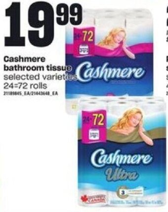 Independent Grocer Cashmere bathroom tissue 24=72 rolls offer