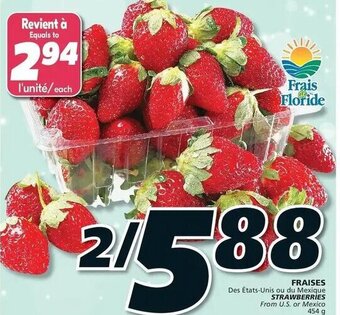 IGA Strawberries offer
