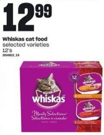 Independent Grocer Whiskas cat food 12's offer