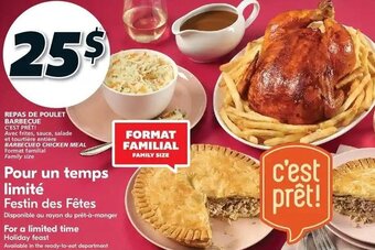 IGA Barbecued Chicken Meal offer