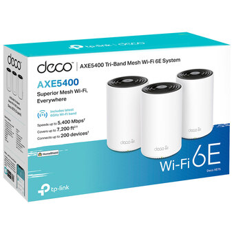 Best Buy Tp-link deco xe75 axe5400 whole home mesh wi-fi 6e system - 3 pack offer