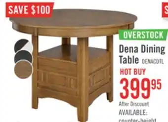 The Brick Dena dining table - walnut offer