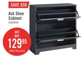 The Brick Ash shoe cabinet offer
