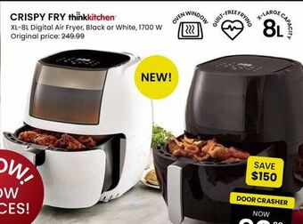 Stokes Crispy fry xl-8l digital air fryer offer