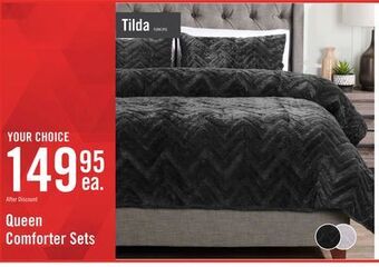 The Brick Tilda 3-piece full/queen comforter set - charcoal offer