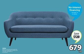 JYSK Egedal modern 2.5 seat sofa offer