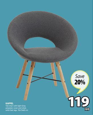 JYSK Kappel tub chair offer