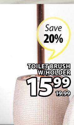 JYSK Alora toilet brush w/holder offer