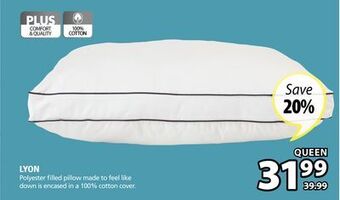 JYSK Lyon pillow offer