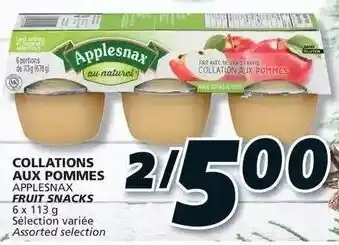 IGA Applesnax Fruit Snacks 6 x 113 g offer