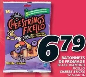 IGA Black Diamond Ficello Cheese Sticks offer