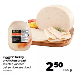 Real Canadian Superstore Ziggy's turkey or chicken breast offer