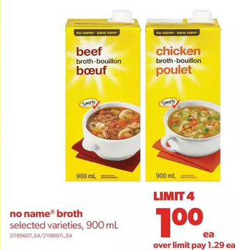 Real Canadian Superstore No name broth offer
