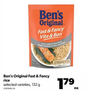 Real Canadian Superstore Ben's original fast & fancy rice offer