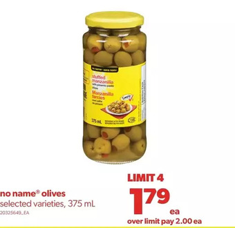 Real Canadian Superstore No name olives offer