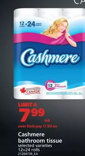 Real Canadian Superstore Cashmere bathroom tissue offer
