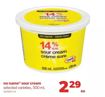 Real Canadian Superstore No name sour cream offer