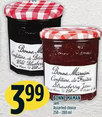 Marché Adonis Bonne maman jam offer