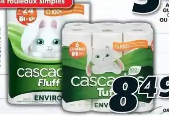 IGA Cascade Tuff Bathroom Tissue or Cascade Fluff Enviro Paper Towels offer