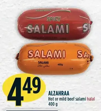 Marché Adonis Alzahraa hot or mild beef salami offer
